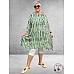 AKH Big Long Shirt Windy Blauw-Lime-Turquoise
